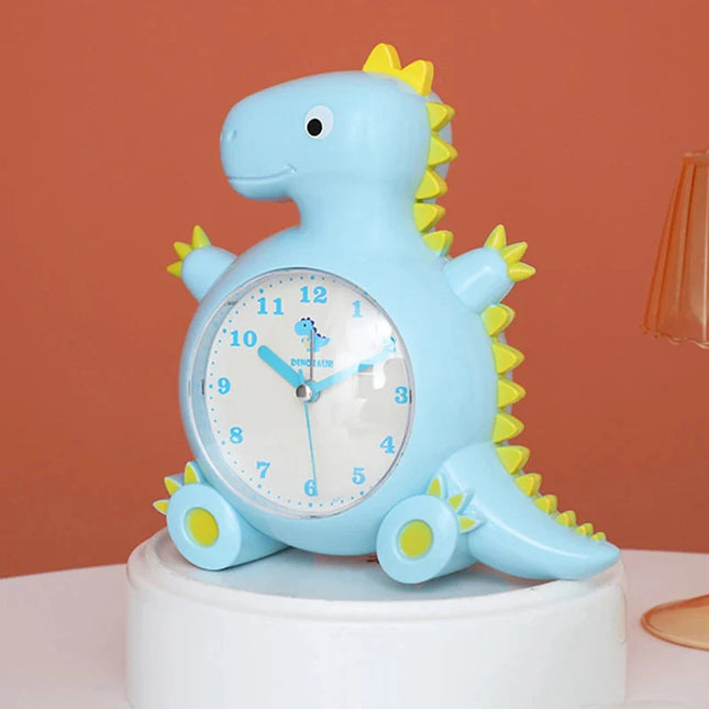 Despertador analógico con forma de dinosaurio