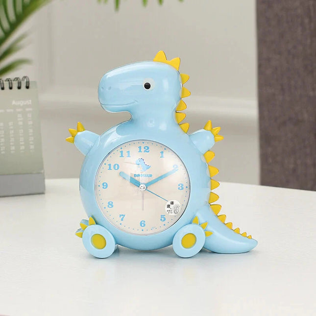 Despertador analógico con forma de dinosaurio