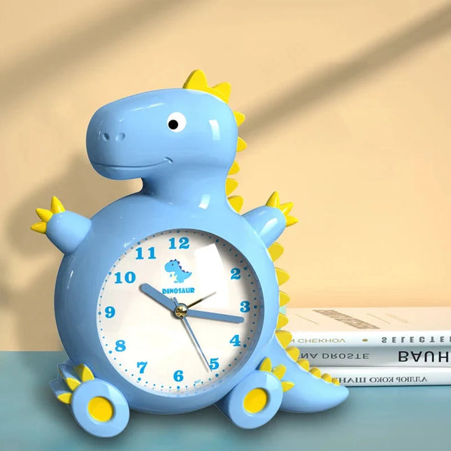 Despertador analógico con forma de dinosaurio