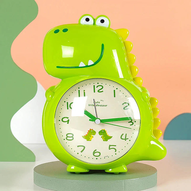 Despertador infantil analógico de dinosaurio