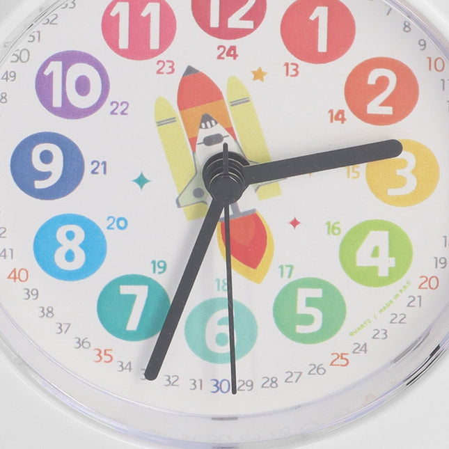 Despertador educativo para niño diseño cohete