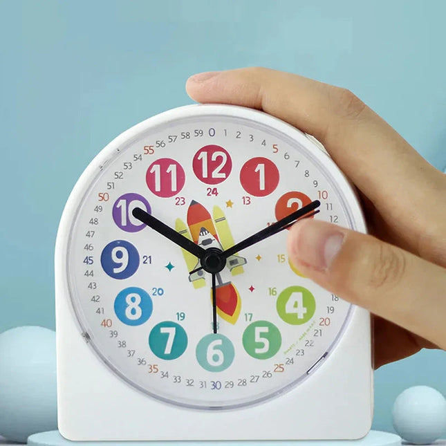Despertador educativo para niño diseño cohete