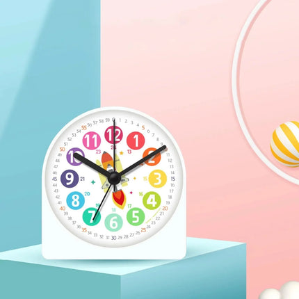 Despertador educativo para niño diseño cohete