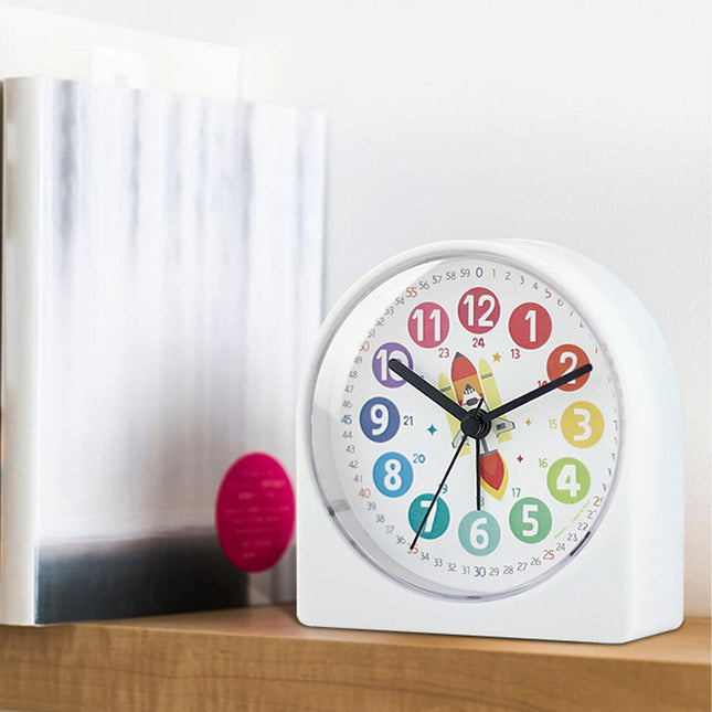 Despertador educativo para niño diseño cohete