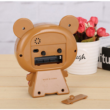 Despertador analógico infantil diseño osito