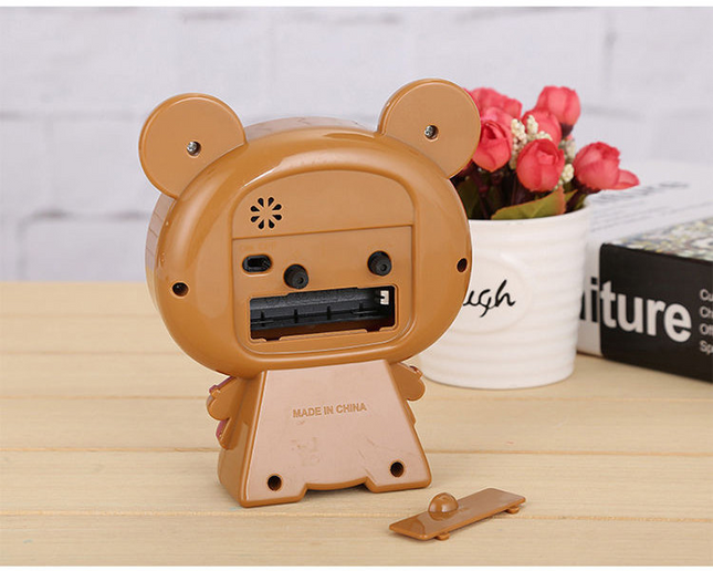 Despertador analógico infantil diseño osito