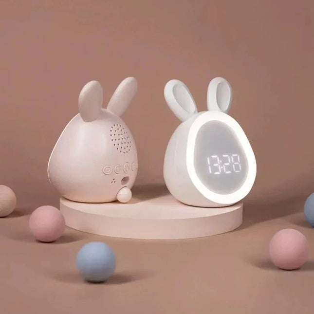Despertador infantil conejito con luz LED