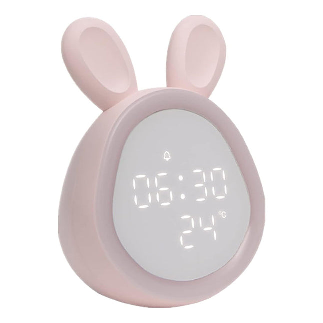 Despertador infantil conejito con luz LED