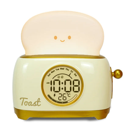Despertador infantil luminoso diseño tostada