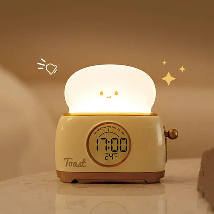 Despertador infantil luminoso diseño tostada