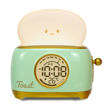 Despertador infantil luminoso diseño tostada
