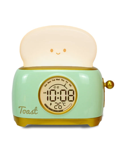 Despertador infantil luminoso diseño tostada