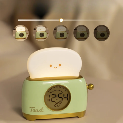 Despertador infantil luminoso diseño tostada