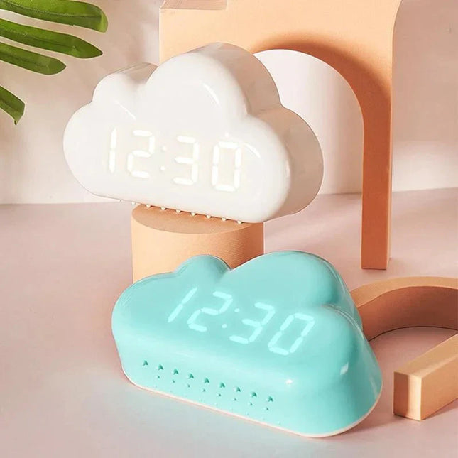 Despertador digital infantil en forma nube