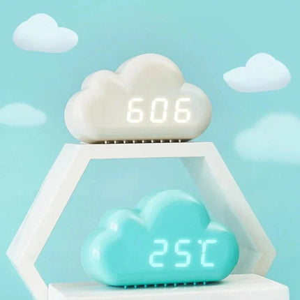 Despertador digital infantil en forma nube