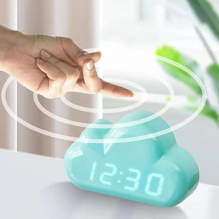 Despertador digital infantil en forma nube