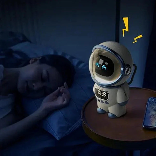 Despertador astronauta con altavoz Bluetooth