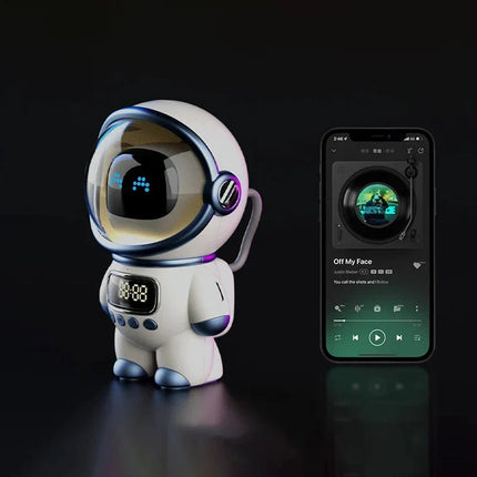 Despertador astronauta con altavoz Bluetooth