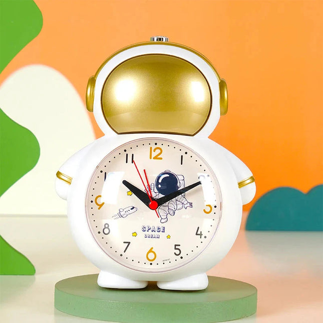 Despertador analógico de astronauta para niño