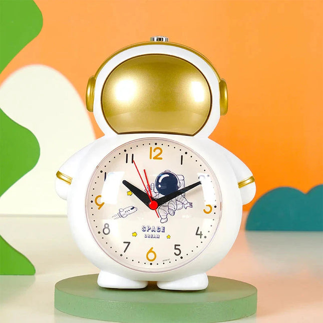 Despertador analógico de astronauta para niño