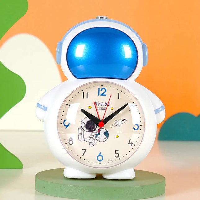 Despertador analógico de astronauta para niño