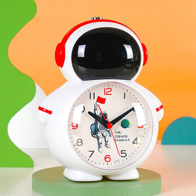 Despertador analógico de astronauta para niño