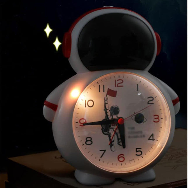 Despertador analógico de astronauta para niño