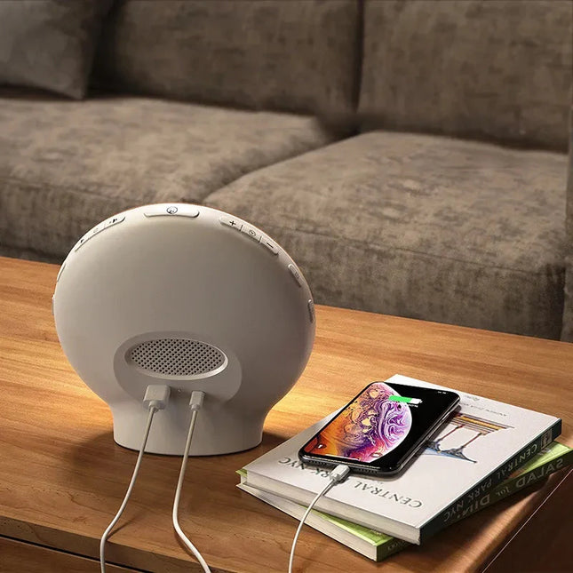 Despertador inteligente con luz y radio