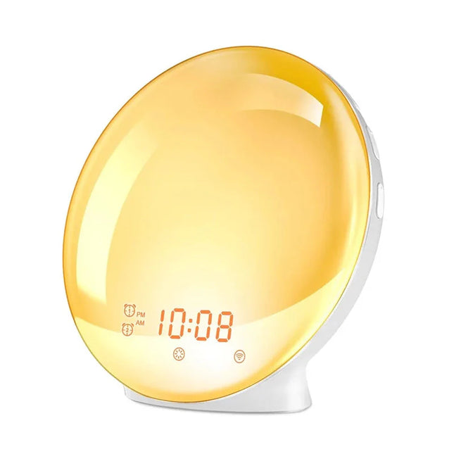 Despertador inteligente con luz y radio