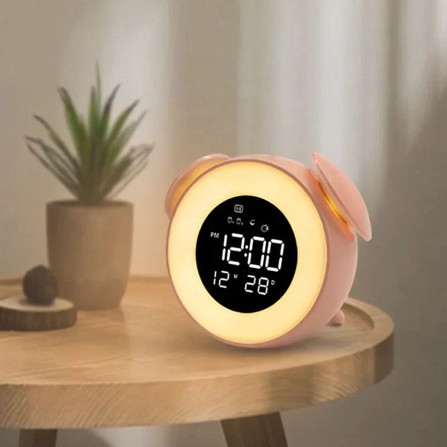 Despertador inteligente para niños con luz
