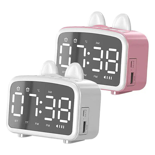 Despertador digital inteligente diseño conejito