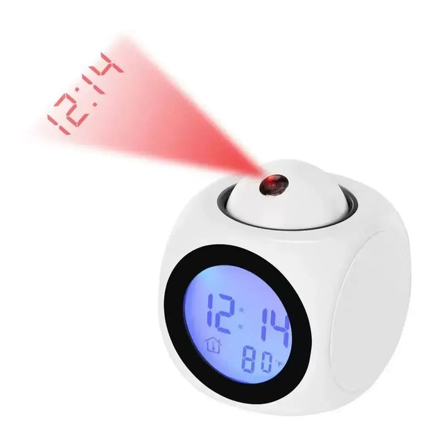 Despertador proyector de hora para techo
