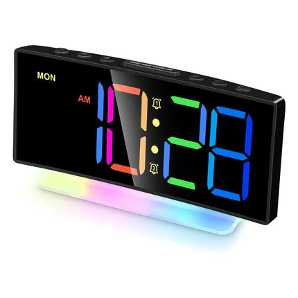 Despertador luminoso con doble alarma programable