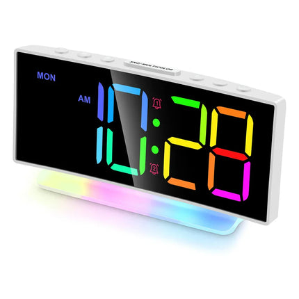 Despertador luminoso con doble alarma programable