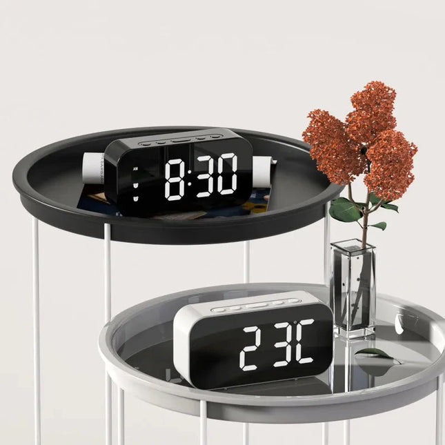 Reloj despertador digital con pantalla LED