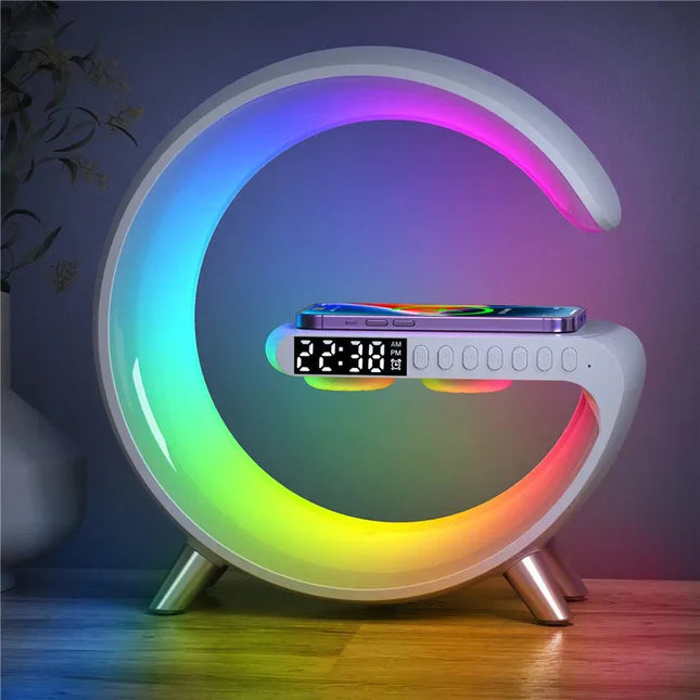 Lámpara despertador con altavoz Bluetooth