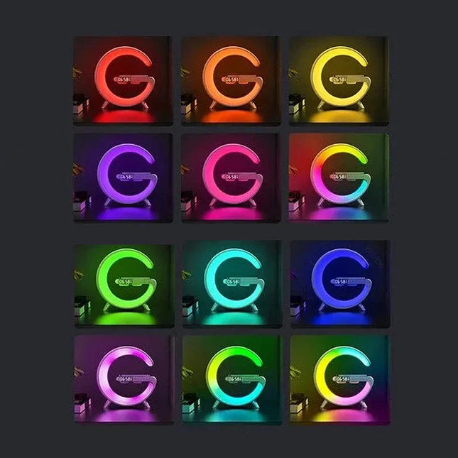 Lámpara despertador con altavoz Bluetooth