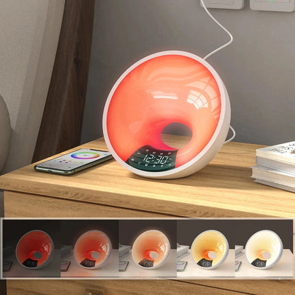 Despertador con luz simulador de amanecer