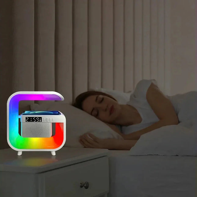 Lámpara despertador de luminoterapia con Bluetooth