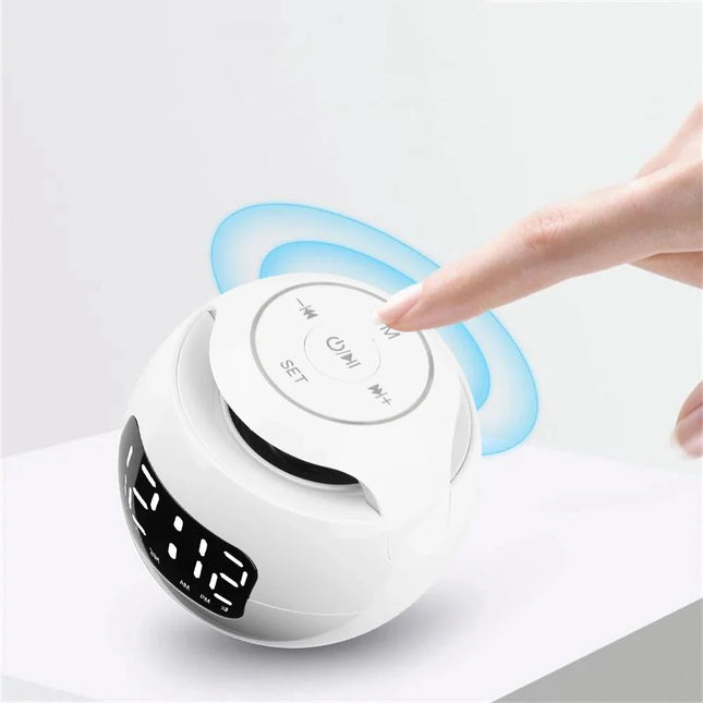 Despertador de luminoterapia con alarma dual