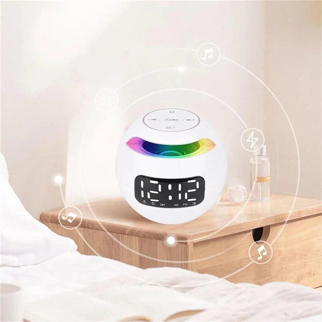 Despertador de luminoterapia con alarma dual