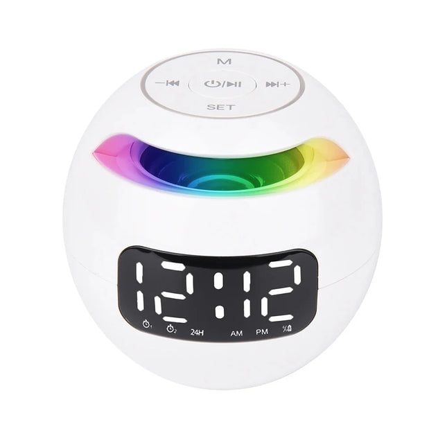Despertador de luminoterapia con alarma dual