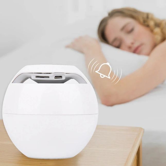 Despertador de luminoterapia con alarma dual