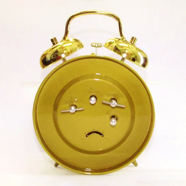 Reloj despertador de cuerda con campanas