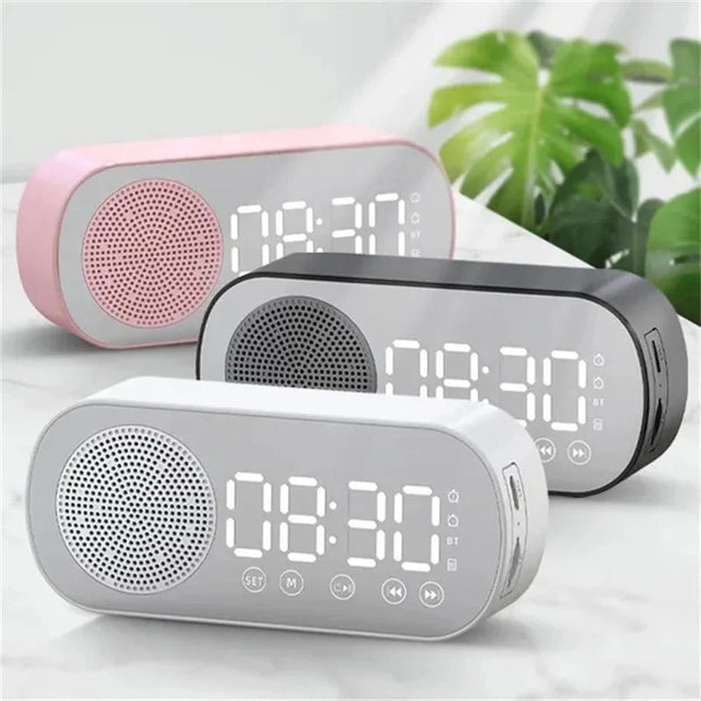 Despertador digital con radio y altavoz