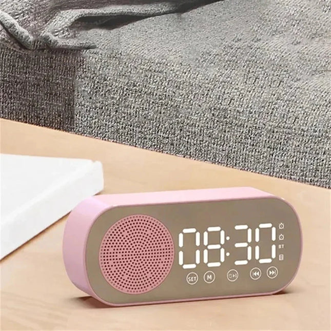 Despertador digital con radio y altavoz