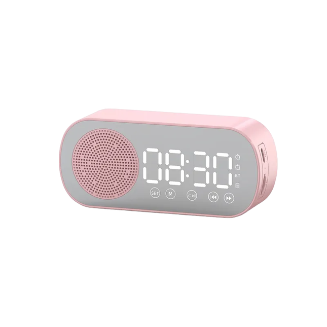 Despertador digital con radio y altavoz