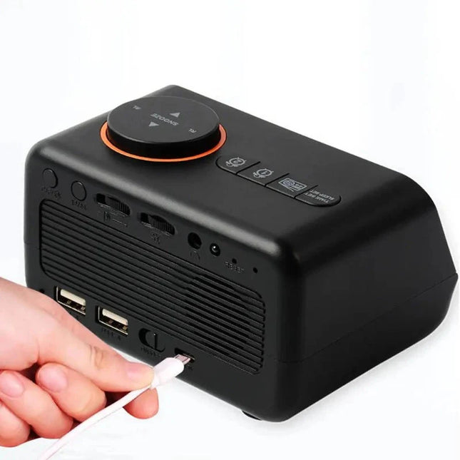 Radio despertador digital con batería recargable