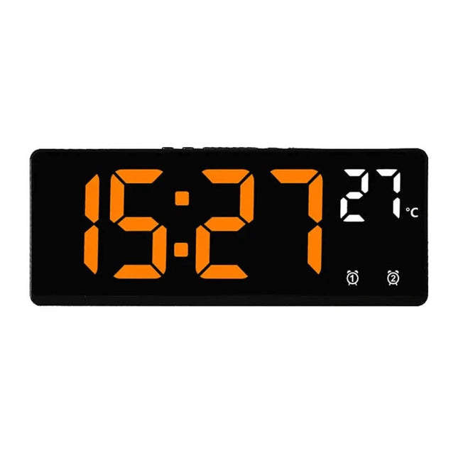 Reloj despertador numérico con LED verde