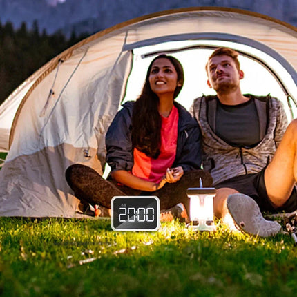 Pequeño despertador digital de viaje